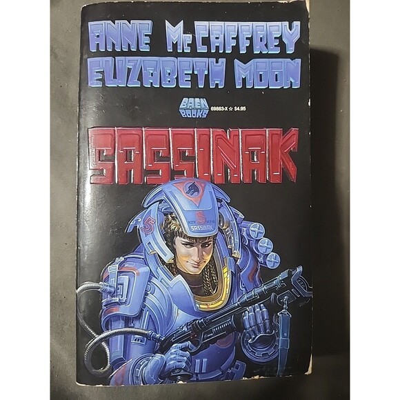 Lot of 3 Anne McCaffrey Sci-Fi Paperbacks – Crystal Line, Moreta, Sassinak - Picture 1 of 5